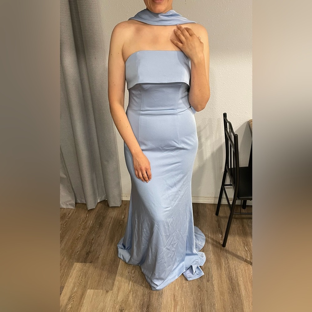 Elegant Blue Evening Gown